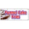 Signmission FUNNEL CAKE FRIES BANNER SIGN hot warm crisp delicious sweet food B-120 Funnels Cake Fries - alternate 1